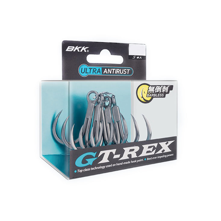 BKK GT-REX Barbless Treble Hooks