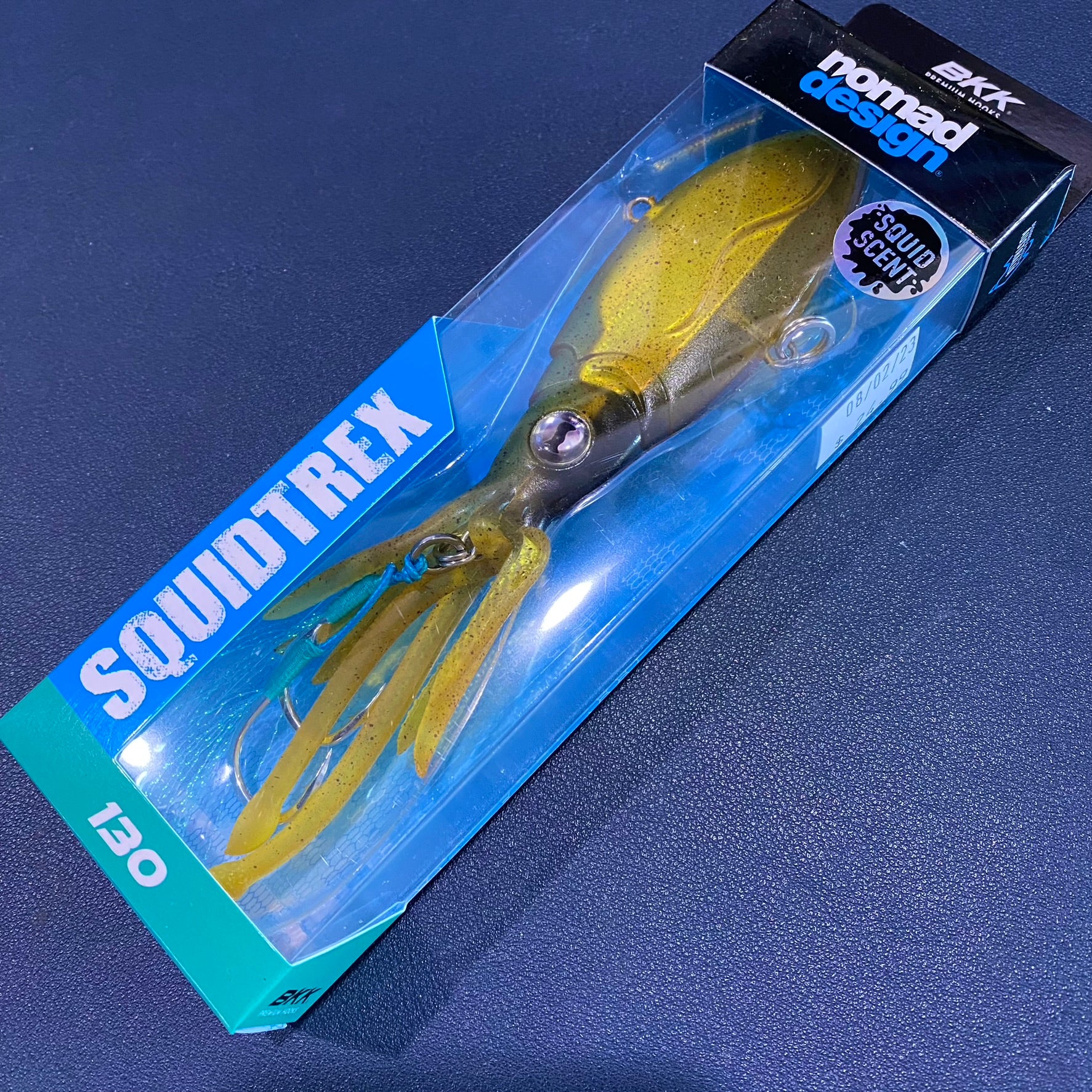 Nomad Squidtrex 130 Vibe - 130mm 92gm GGG Green Gold Gizzy