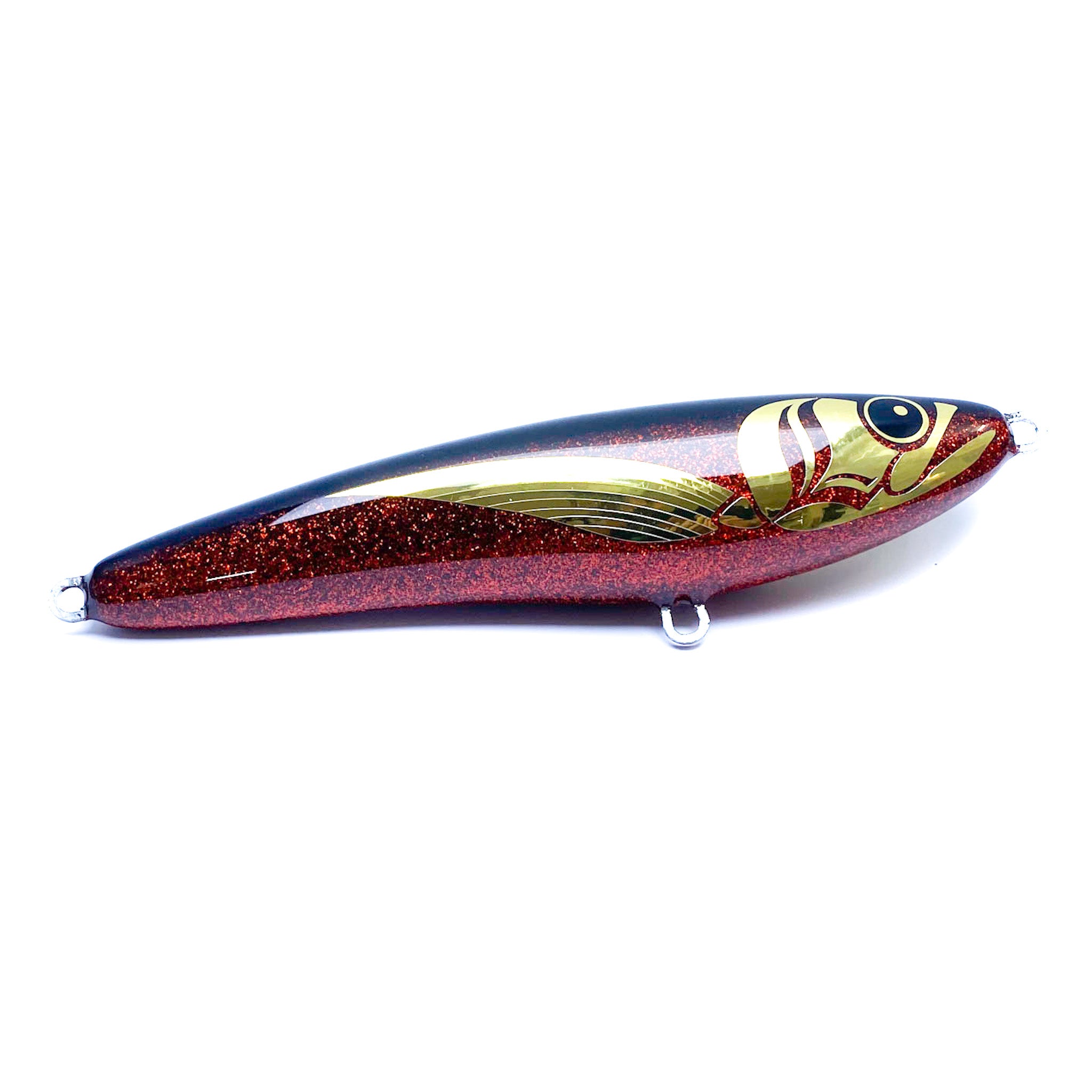 Load Lures Instigator 200S Red Glitter Gold Foil
