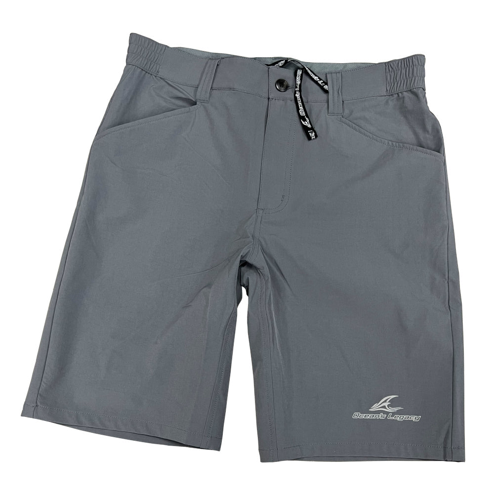 Oceans Legacy Logo Flex Dry Shorts Grey