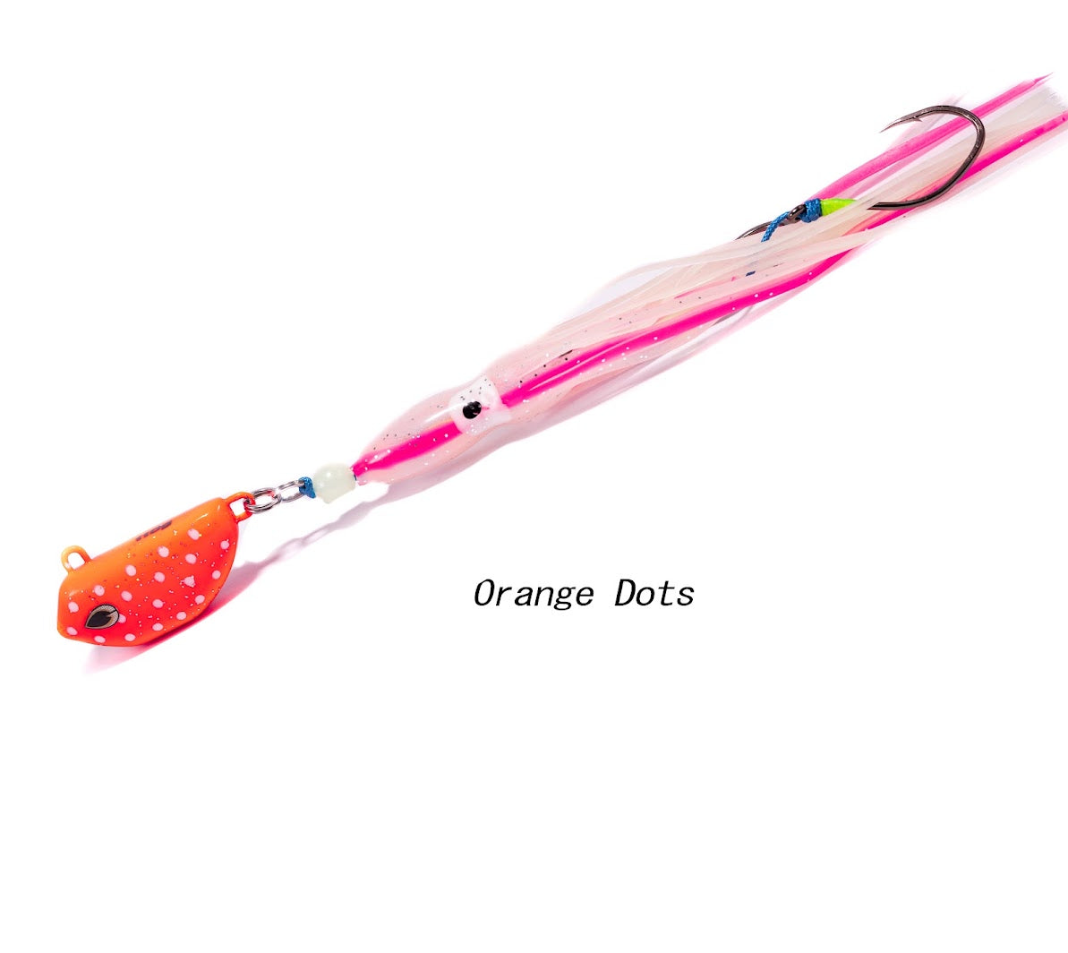 Snapbait Triple Threat Hybrid Bait Jig Orange Dots