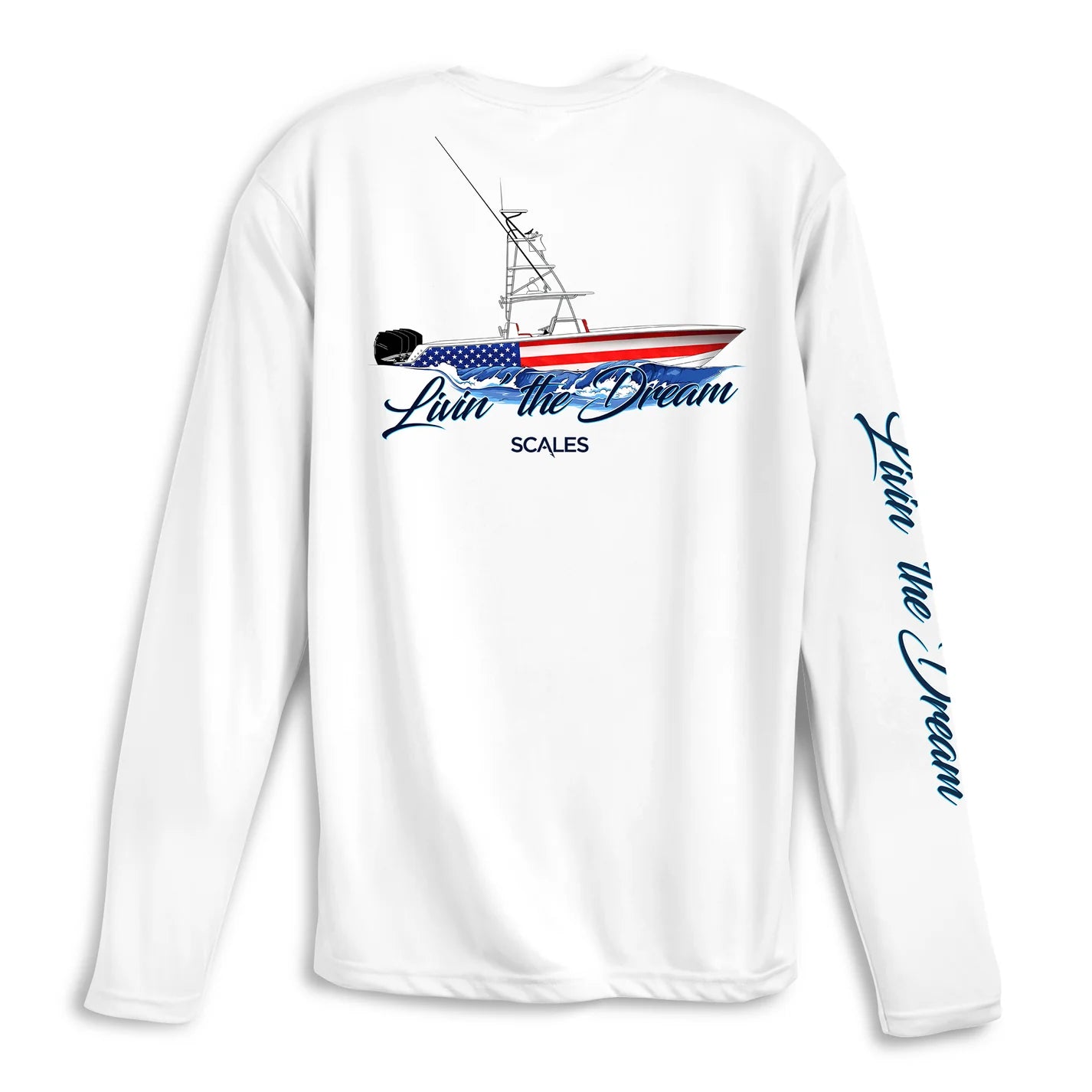 Scales Living The Dream L/S Performance - White