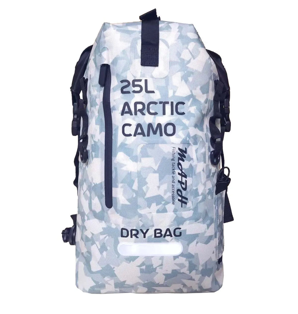 Maph Drybag Backpack 25L Artic Camo Compleat Angler Nedlands Pro Tackle
