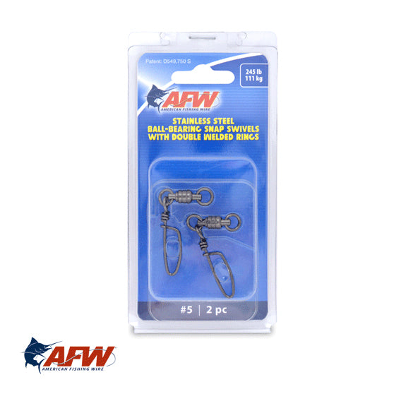 AFW Stainless Steel Ball Bearing Snap Swivel – Compleat Angler Nedlands ...