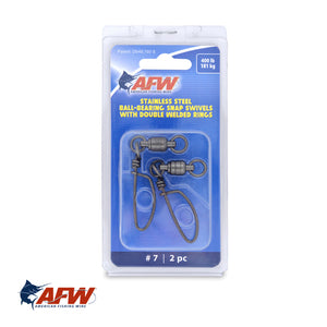 AFW Stainless Steel Ball Bearing Snap Swivel 7