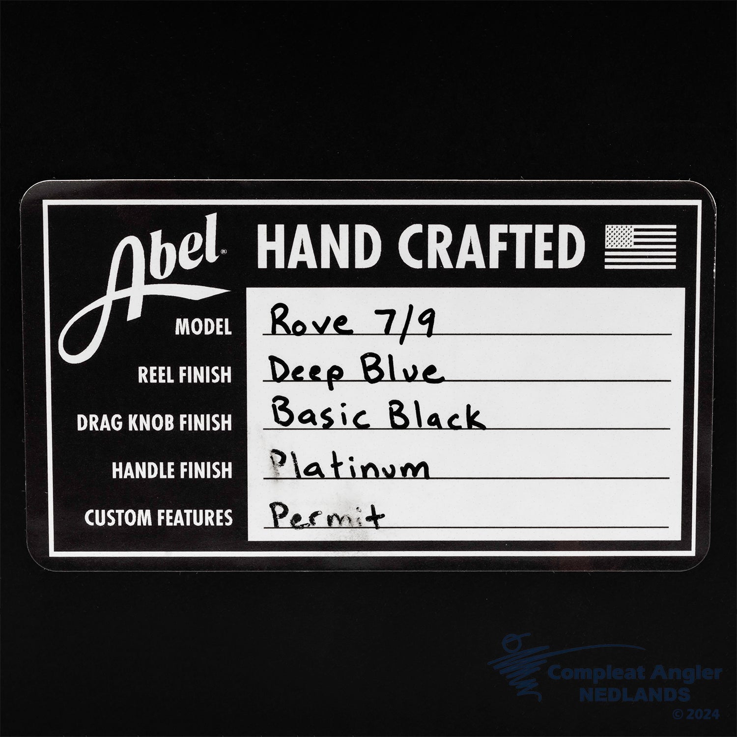 Abel Rove Custom 7/9 - Larko Permit Deep Blue Box