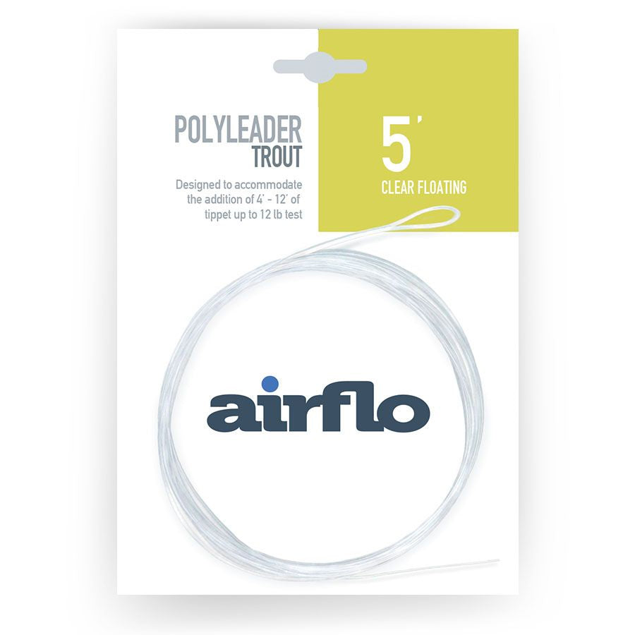 Airflo Polyleader Trout 5ft Clear Floating