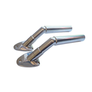 Angler Tackle Outrigger 15ft Complete Set Bases Side