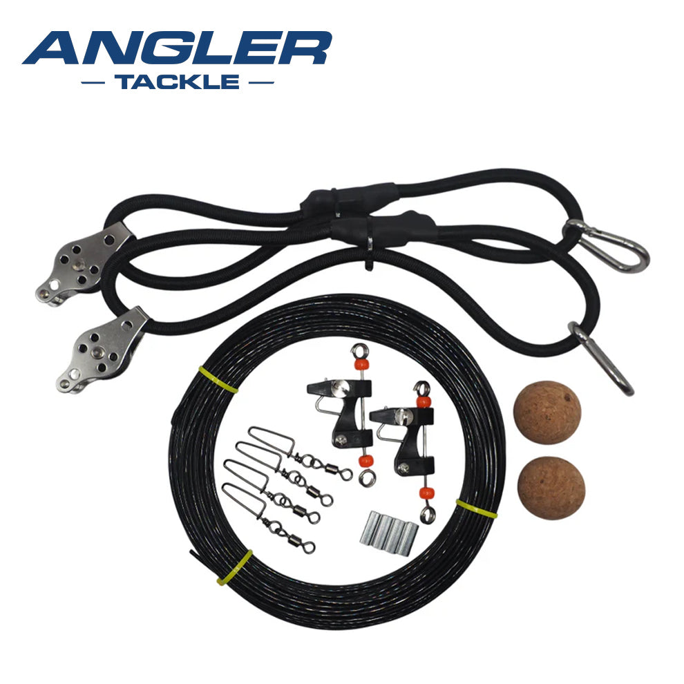 Angler Tackle Outrigger Rigging Kit 15ft