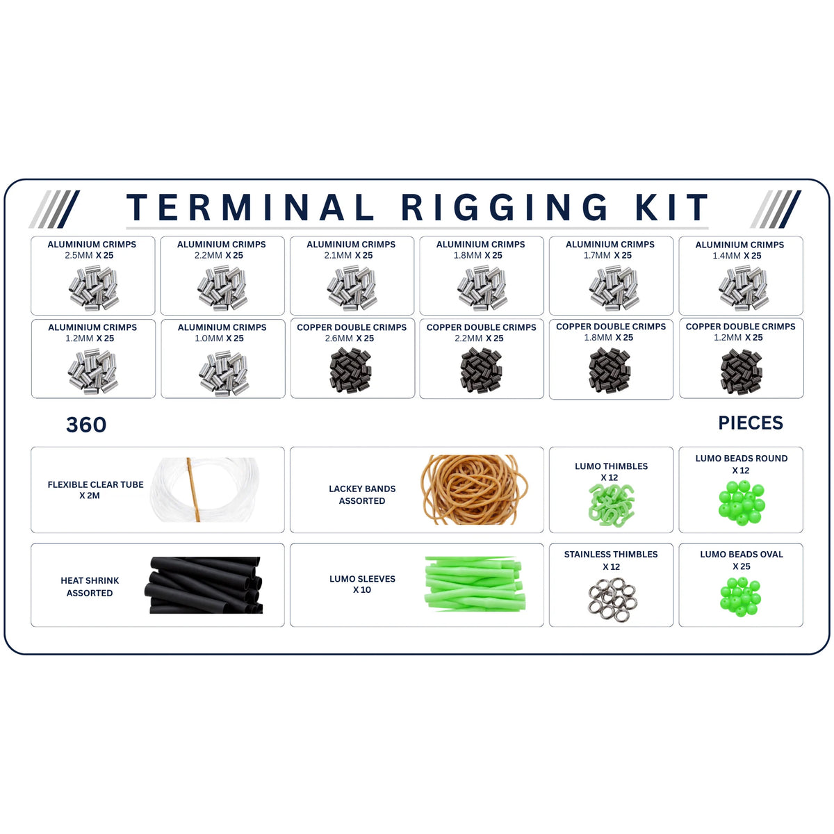 Angler Tackle Rigging Kit Includes