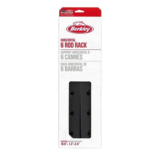 Berkley Horizontal 6 Rod Rack Box