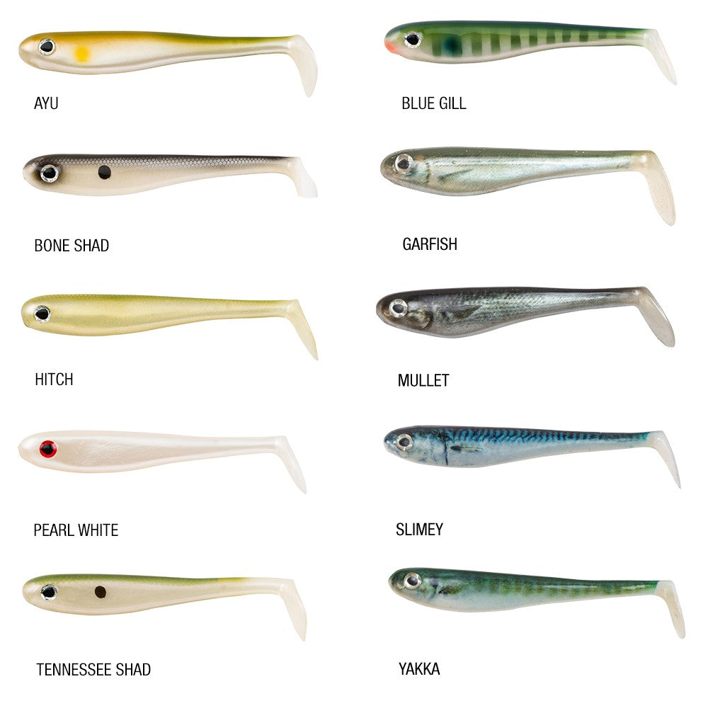 Berkley Power Bait Hollow Belly 5inch Colours