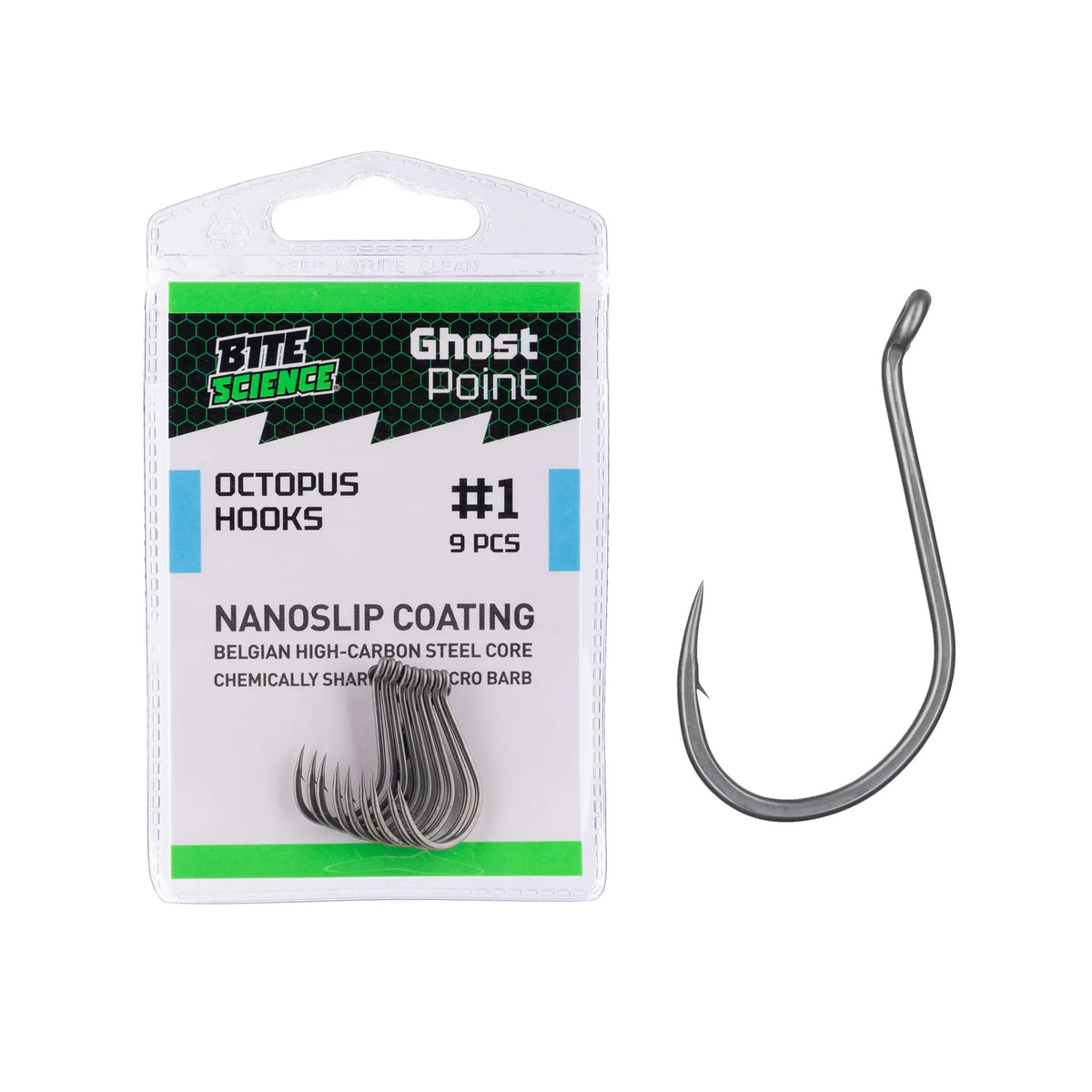 Bite Science Ghost Point Octopus Hooks No.1