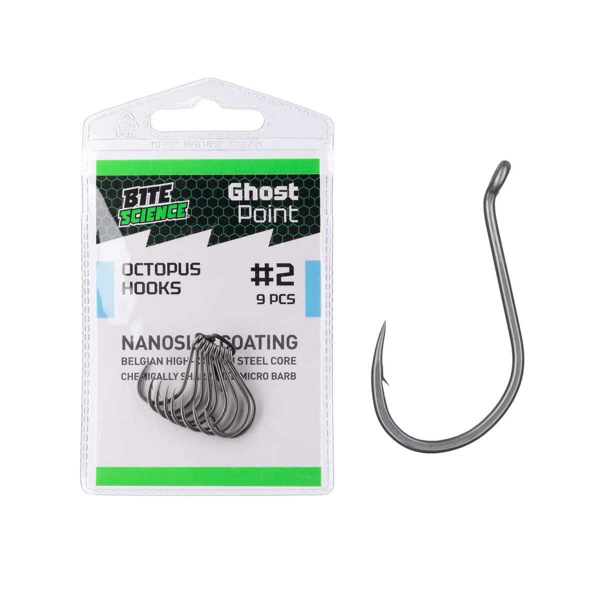 Bite Science Ghost Point Octopus Hooks No.2