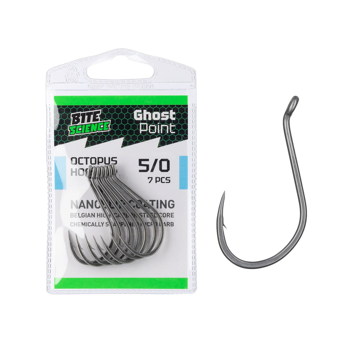 Bite Science Ghost Point Octopus Hooks No.5/0