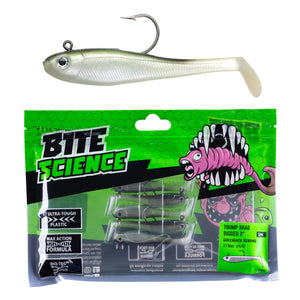 Bite Science Thump Shad Rigged 3in Greenback Herring