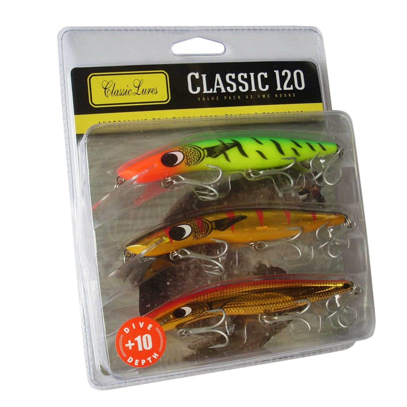 Classic Lures Classic Barra 120 +10 3pk Cover