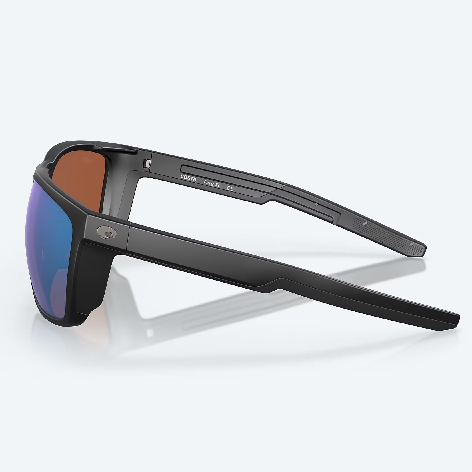 Costa Del Mar Ferg XL 580G Matt Black Green Mirror Side