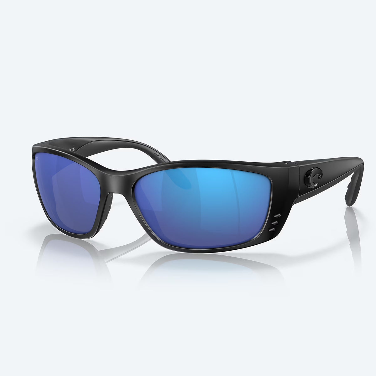Costa Del Mar Fisch 580G Blackout Frame / Blue Mirror Lens