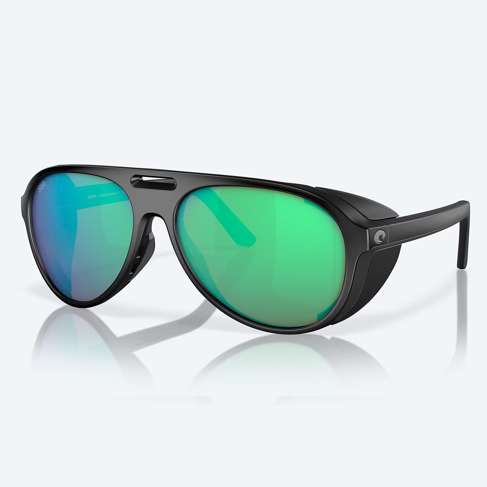 Costa Del Mar Grand Catalina 580G Matte Black Green Mirror