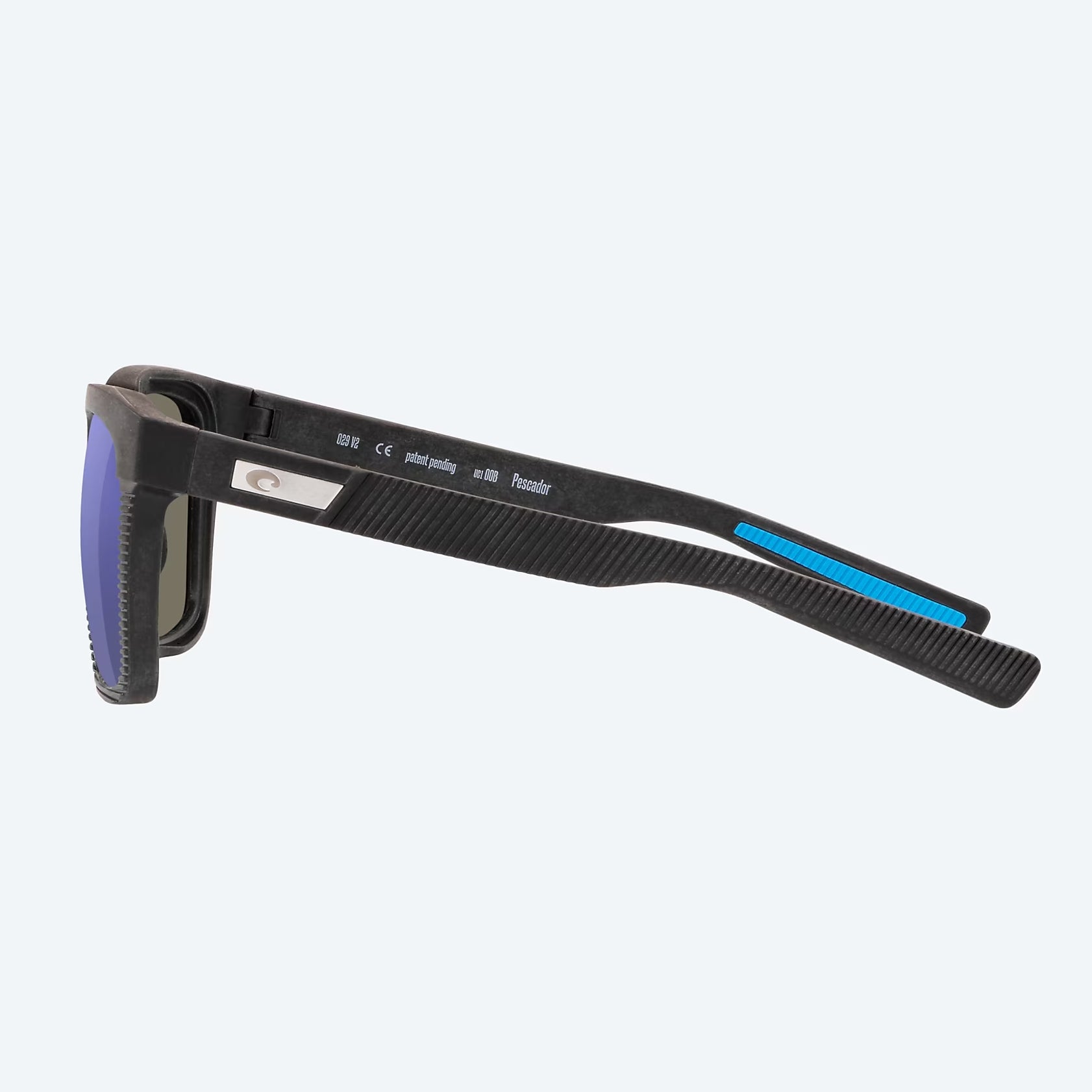 Costa Del Mar Pescador Net Grey Blue Mirror Side