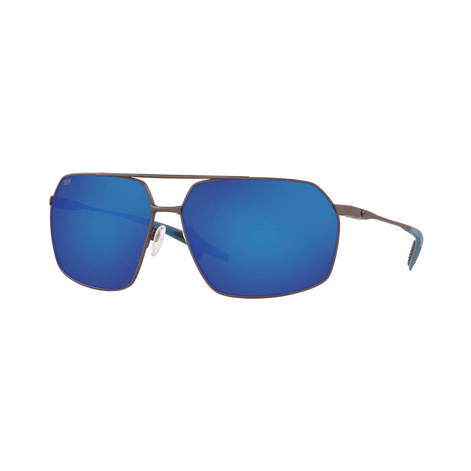 Costa Del Mar Pilothouse 580P Dark Gunmetal Frame 580P Blue Mirror Lens
