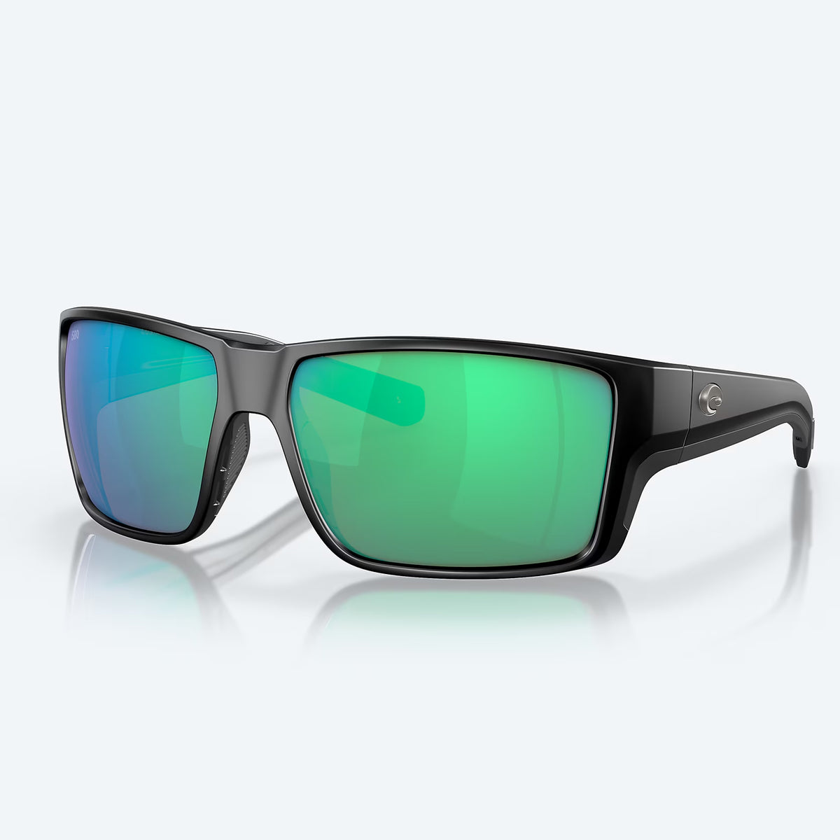 Costa Del Mar Reefton Pro Black Frame / 580G Green Mirror Lens