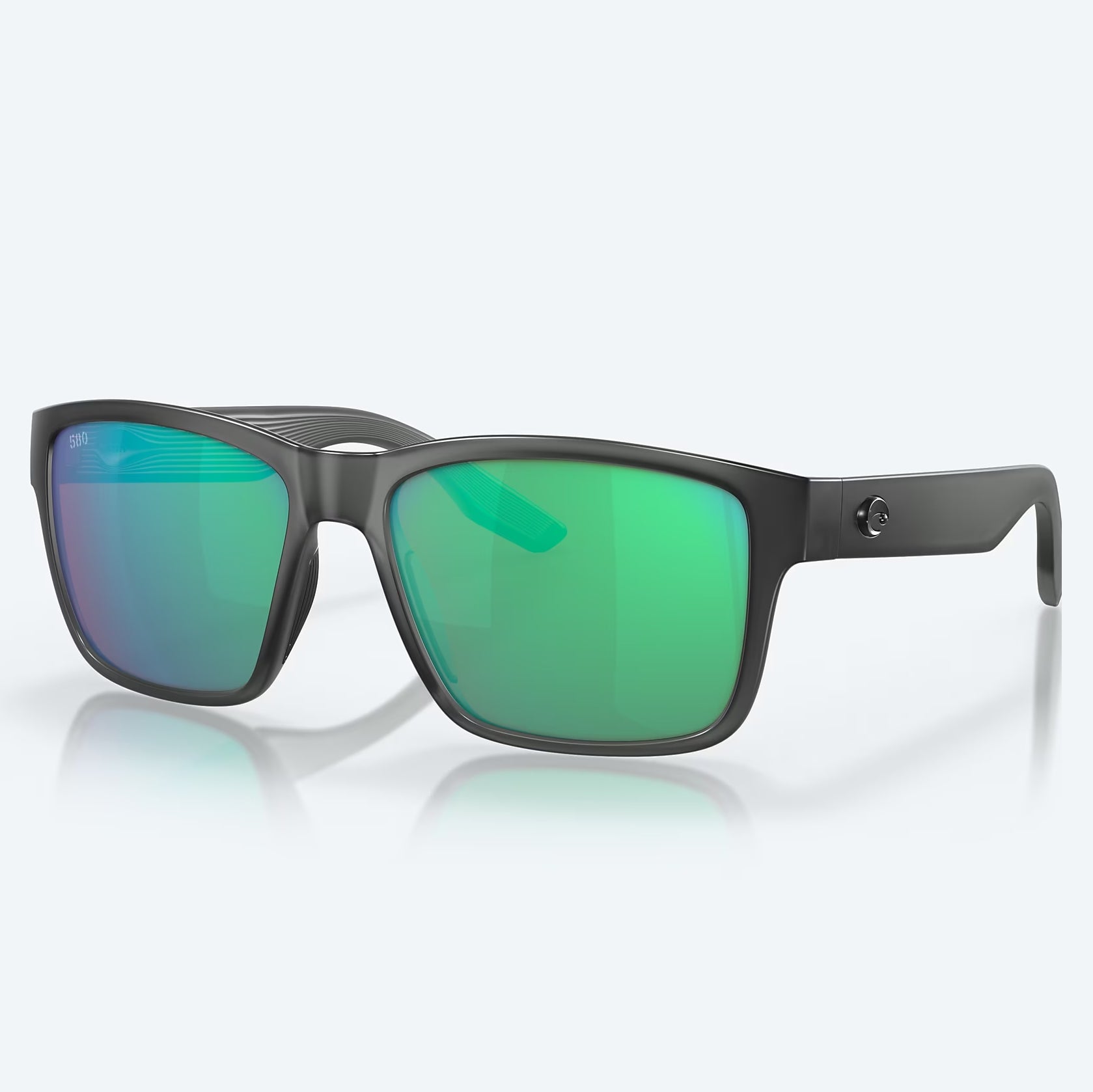 Costa Paunch 580G Smoke Crystal Frame Green Mirror Lens