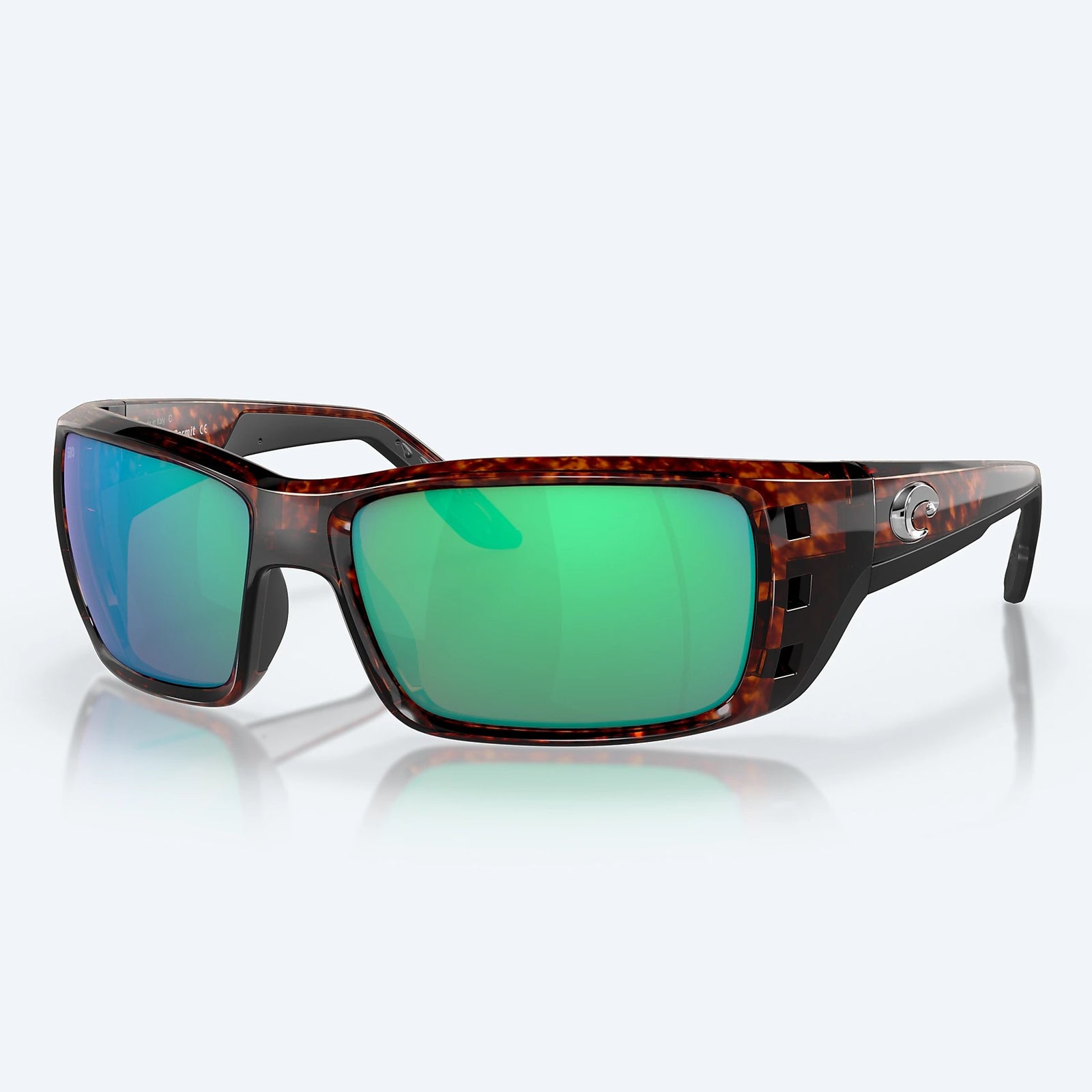 Costa Del Mar Permit 580G Polarised Glass Tortoise Green Mirror