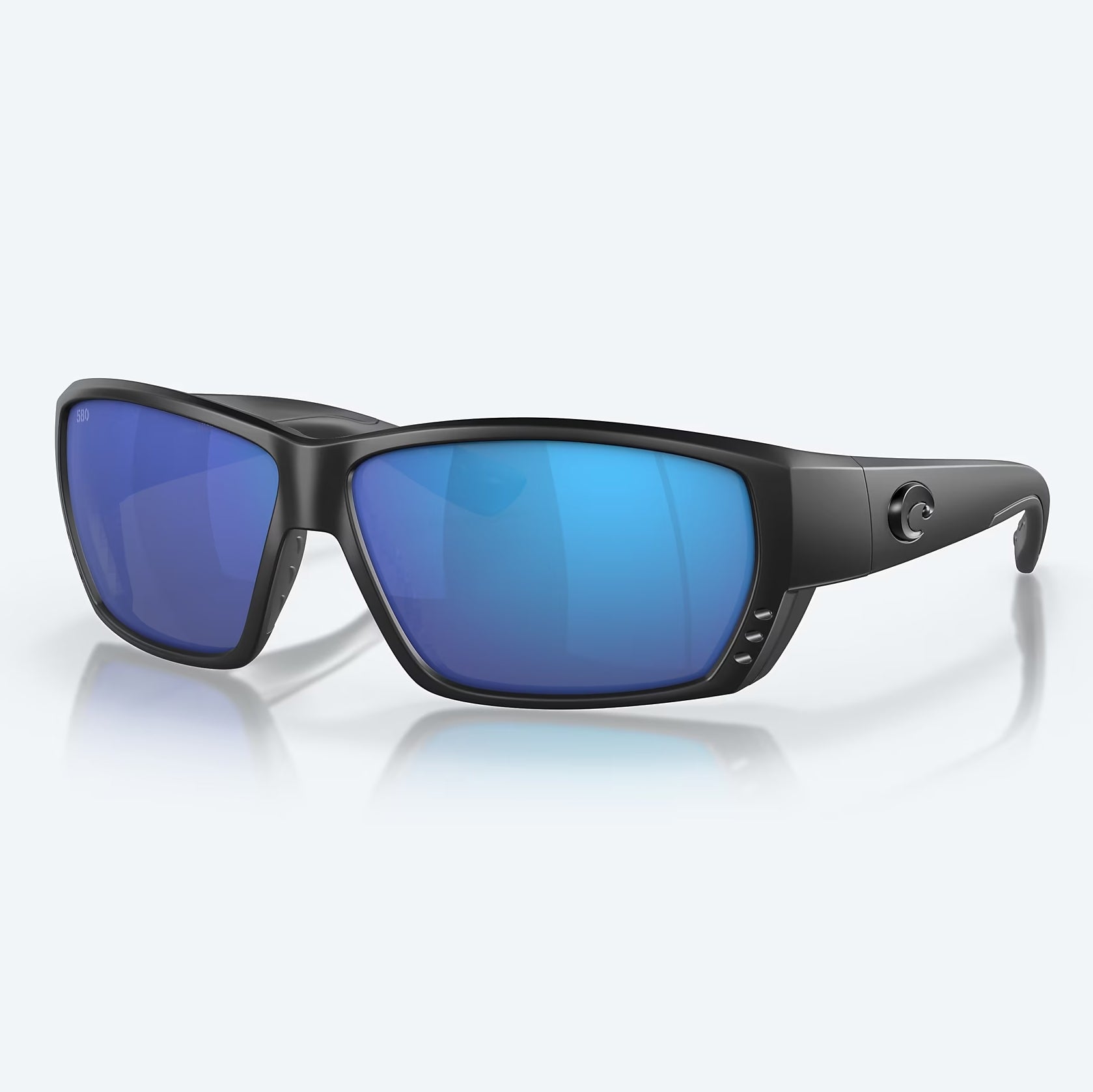 Costa Del Mar Tuna Alley 580G Blackout Frame Blue Mirror Lens