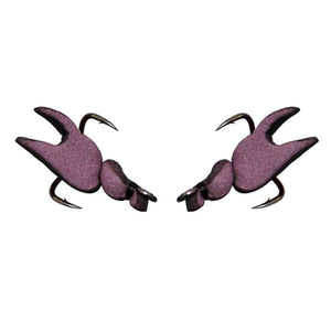 Cranka Crab 50mm Claw Pair Purple