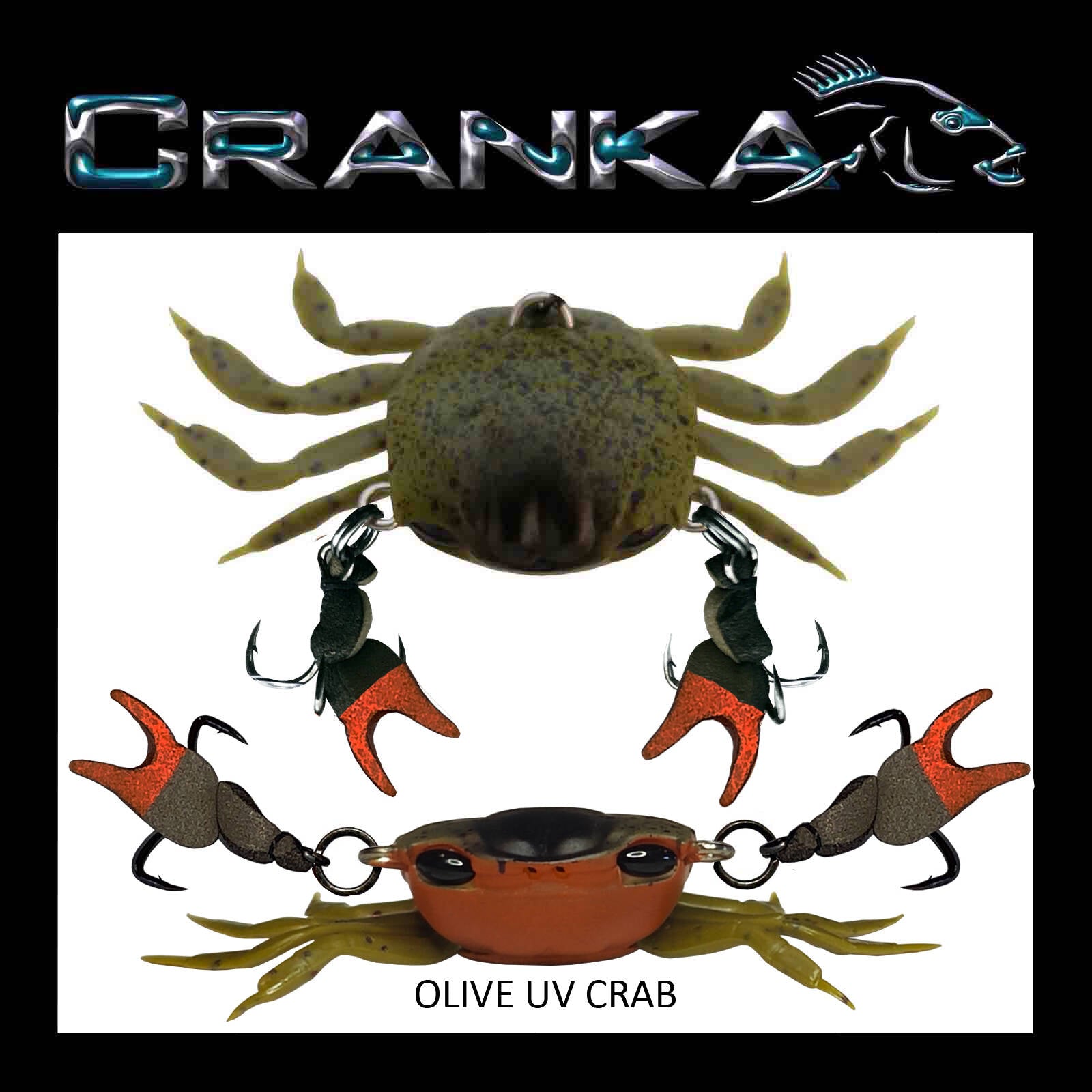 Cranka Crab 50mm Olive UV Crab