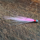 Custom Tied Bucktail Jig tied on Gamakatsu Round 25R 3.5g #1/0 Pink White