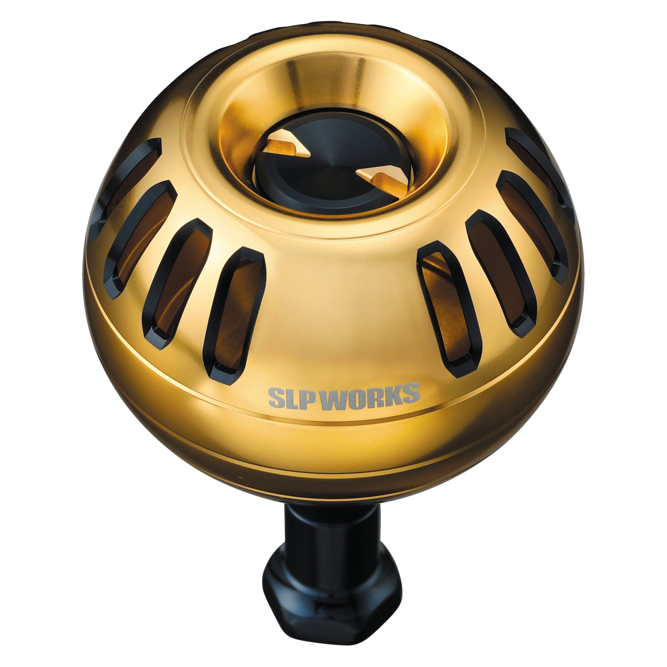 Daiwa 25 Saltiga Aluminium Round Knob Gold