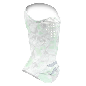Daiwa Face Mask and Neck Shield Light Green Hex Camo
