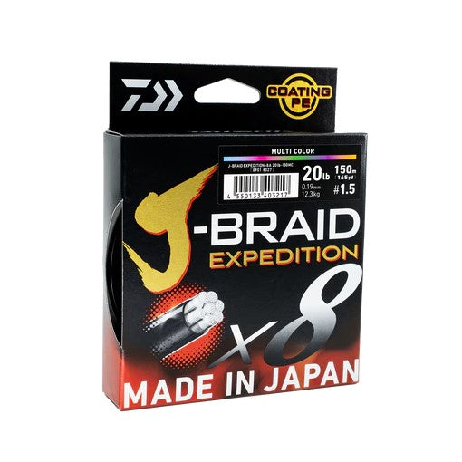 Daiwa J-Braid Expedition X8 Multi 300m Cover