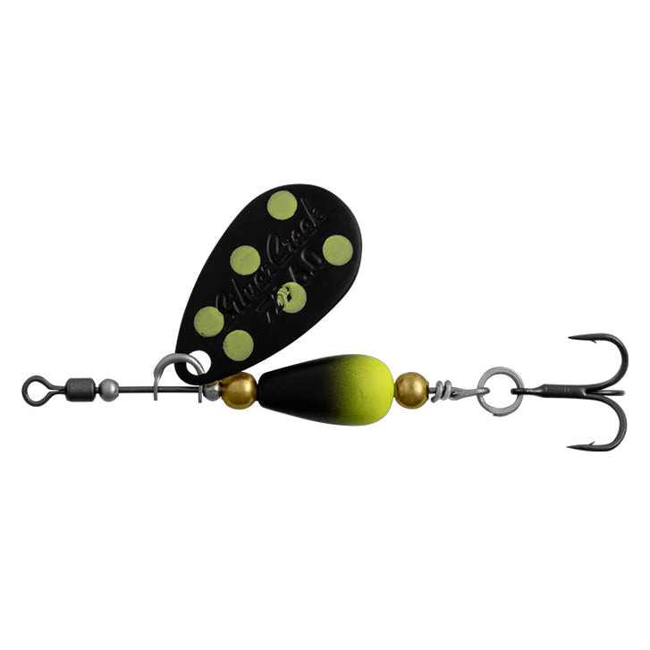 Daiwa Silver Creek Spinner SS 3.0g Black Chart Dots