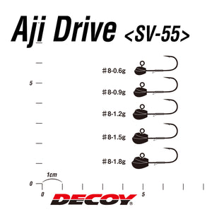 Decoy Aji Drive SV-55 Size