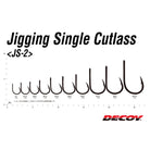 Decoy Cutlass Jigging Single Hook Sizes