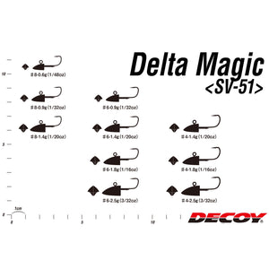 Decoy Delta Magic SV-51 Sizes