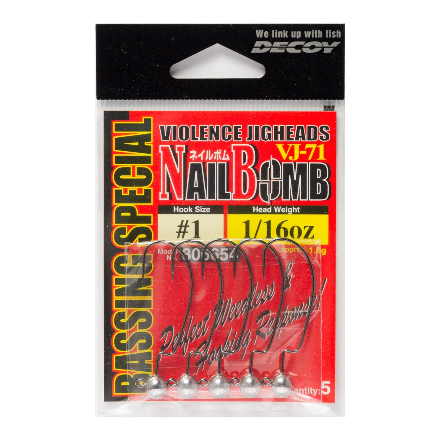 Decoy Nail Bomb Jighead Cover