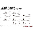 Decoy Nail Bomb Jighead Sizes