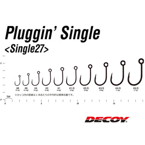 Decoy Pluggin Single 27 Size Range