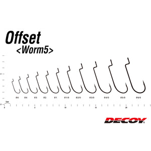 Decoy Worm Hook 5 Sizing