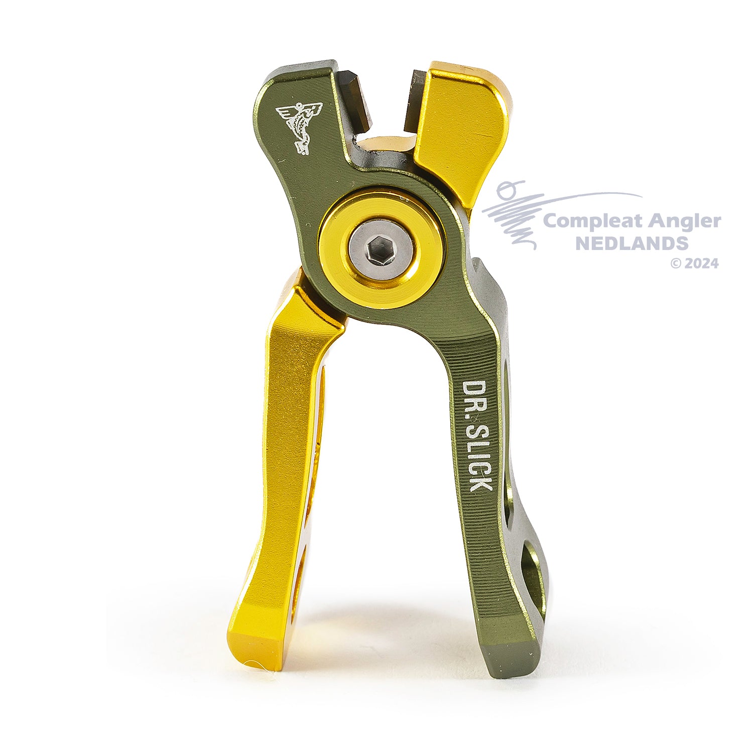 Dr Slick Cyclone Nippers Offset Cut Gold/Green Back