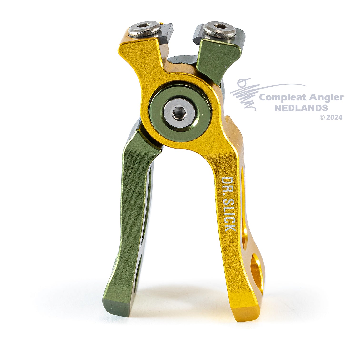 Dr Slick Cyclone Nippers Straight Cut Gold/Green Front