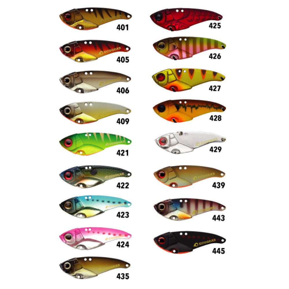 Ecogear VX35 Colour Chart