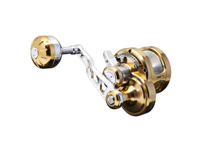 Oceans Legacy Elementus SPJ Slow Pitch Jigging Reel - 20HG Titan Gold