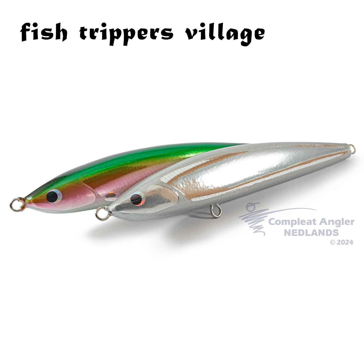 Fish Trippers Village Le Grand Tango 190 Topwater Stickbait Lure Green - Tio Fishing Fish Trippers Village Le Grand Tango 190 Topwater Stickbait Lure Green - Tio Fishing