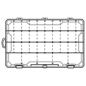 Flambeau Tuff Tainer Tray 5007 Layout